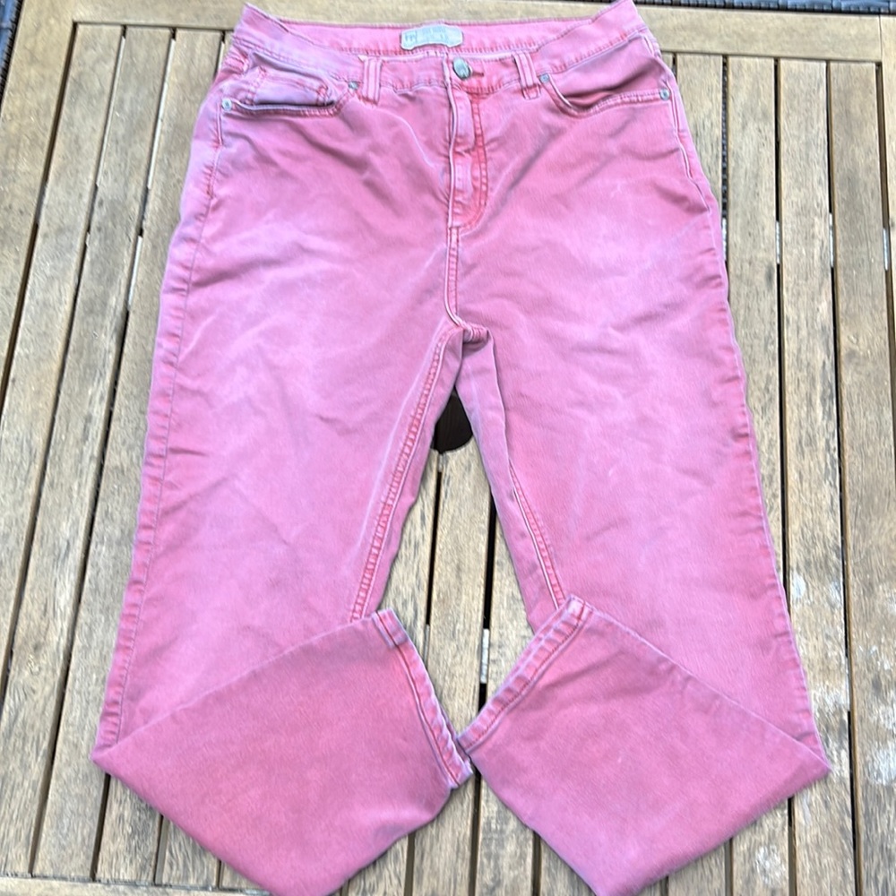Free People muted pink jeans